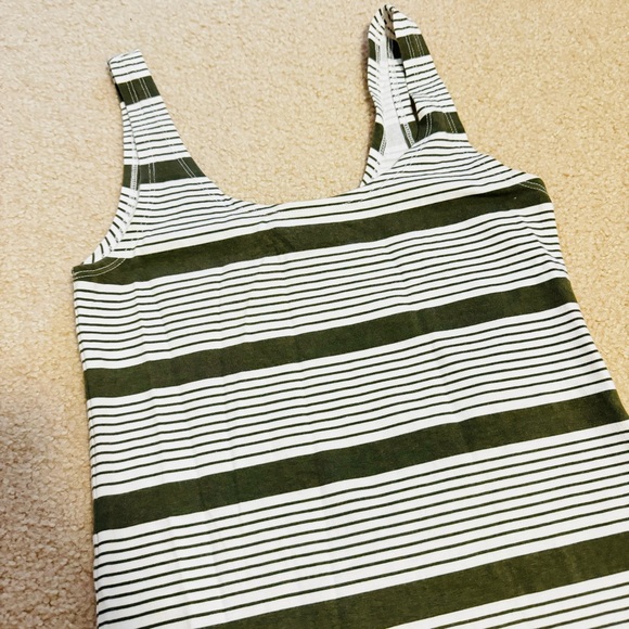 Forever 21 Olive Striped Mini Dress - Picture 5 of 7